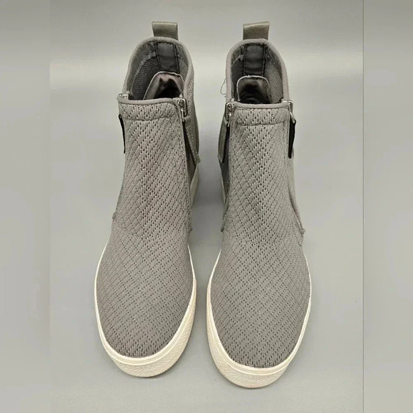 Steve Madden loxley Wedge gray snecker size 9 - Picture 2 of 10